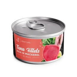 Вологий корм Savory Chicken Fillets rich in Mackerel in Jelly for Adult Cats для дорослих котів, філе тунця з макреллю в желе, 70 г
