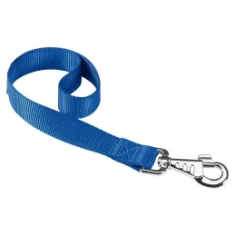 Нейлоновий поводок Ferplast Club GM25 / 45 Blue для собак, синій, 25 мм, 45 см