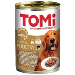 Консерви Tomi 3 kinds of poultry 3 види птиці, супер премиум, для собак, 1.2 кг