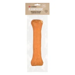 Ласощі Flamingo, жувальні кістки для собак з м’ясом курки, 2 шт по 25 см, 330 г
