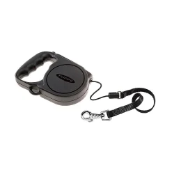 Автоматичний поводок-рулетка для собак до 12 кг Ferplast Flippy Regular Small Black, чорний, 5 м