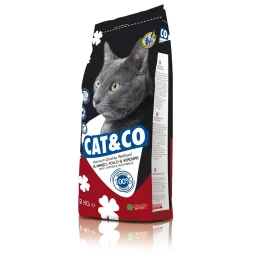 Сухий корм Adragna Cat & Co, для котів різного віку з куркою та індичкою, 20 кг
