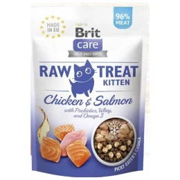 Ласощі Brit Raw Treat Kitten для кошенят, з куркою та лососем, 40 г