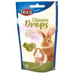 Вітамінні дропси Trixie з овочами, для гризунів, 75 г