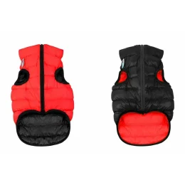 Двостороння куртка AiryVest M47 для собак, червоно-чорна