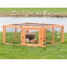 Клітка для кролів Trixie - Natura, сосна, 109х116х48 см