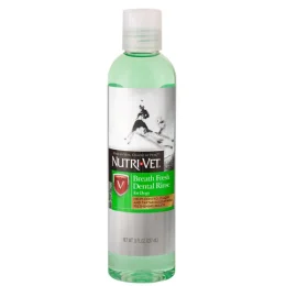 Рідина Свіжий подих Nutri-Vet Breath Fresh від зубного нальоту і запаху з рота для собак, 237 мл