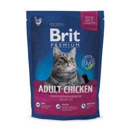 Сухий корм Brit Premium Cat Adult Chicken, для кішок, 0.8 кг