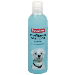 Шампунь Beaphar ProVitamin Shampoo White з екстрактом алое вера для собак світлого і білого забарвлення, 250 мл