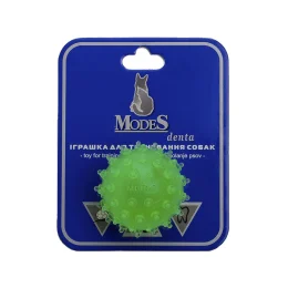 Іграшка Modes Denta м'яч міна для собак, розмір XS, 4 см, зелений