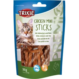 Ласощі Trixie палички з куркою і рисом, для котів, 50 г