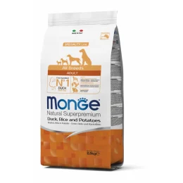 Сухий корм MONGE DOG All breeds Adult качка з рисом, 2.5 кг