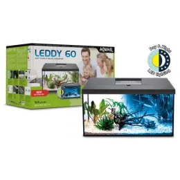 Акваріумний комплект AQUA EL LEDDY DAY & NIGHT чорний, 60 × 30 × 30 см, 54 л