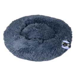 Лежак-гніздо Animall Wendy для собак і котів, розмір L, 63×63×15 см, графіт