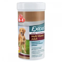 Вітаміни 8in1 Excel Multi Vitamin Adult для дорослих собак для здорового розвитку, мультивітамін, 70 шт