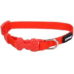 Нашийник Coastal Lit'l Pals Nylon для собак, червоний, 0.8×15-20 см