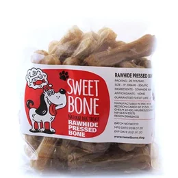 Ласощі Sweet Bone Кость натуральна пресована 25 шт / упак, 500 г