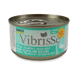 Консерва Croci Vibrisse Jelly для котів, курка з тілапією в соусі з водоростей, 70 г