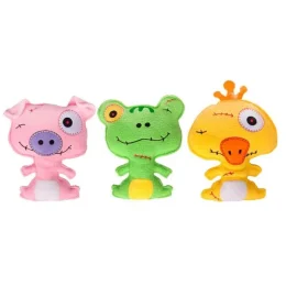 Іграшка Flamingo Zombeez м'яка, для собак, з наповнювачем, фліс, 20 см