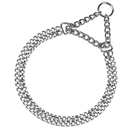 Полуривковая металевий ланцюг Ferplast Chrome CSS5518 для собак, 32x44 см