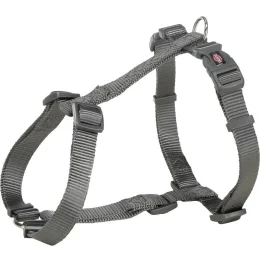 Шлея Trixie Premium H-Harness для собак, 20-32 см, 10 мм, розмір XXS-XS, графіт