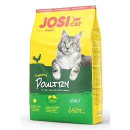 Сухий корм Josera JosiCat Adult Crunchy Poultry для дорослих кішок, з ніжним м'ясом домашньої птиці, 650 г