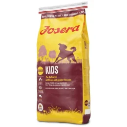Сухий корм Josera Kids Junior для цуценят і юніорів з 8-го тижня життя, з птахом, кукурудзою і рисом, 15 кг
