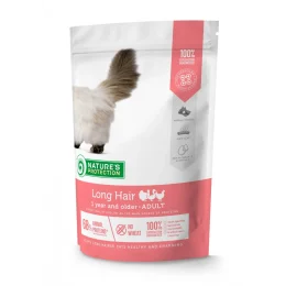 Сухий корм Natures Protection Long Hair для довгошерстих котів, 400 г