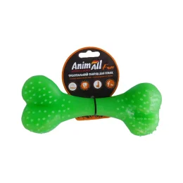 Іграшка AnimAll Fun кістка, зелена, 20 см