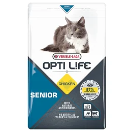 Сухий беззерновий суперпреміум корм Versele-Laga Opti Life Senior для літніх котів, курка, 2.5 кг