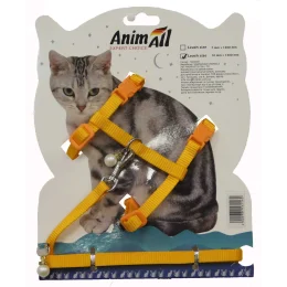 Повідець + шлея AnimAll на блістері для кота 7х1200 мм