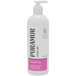 Шампунь Puramur Antibacterial Protection для котів та собак, с хлоргексидином, 200 мл