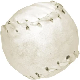 Ласощі М'яч бейсбольний Croci King Bone Buffalo для собак, білий, 7.5 см, 140 г, 6 шт / уп