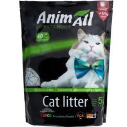 Силікагелевий наповнювач AnimAll Кристали смарагду, для котів, 5 л (2.1 кг)