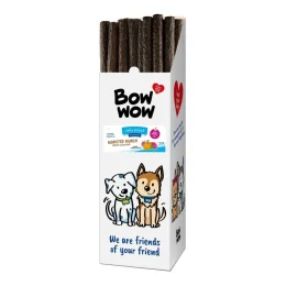 Ласощі "Bow wow" для собак, палички з яловичини, свинини, комах і птиці, 24 шт, 175 г