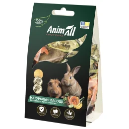 Ласощі AnimAll овочевий мікс із селерою для гризунів, сушені, 50 г