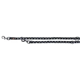 Повідець-перестібка Trixie Cavo Reflect Adjustable Lead для собак, світловідбиваючий, розмір L-XL, 2 м/18 мм, чорний