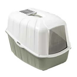 Туалет MPS Komoda Light Green для котів, бокс з фільтром, cвітло-зелений, 54×39×40 см