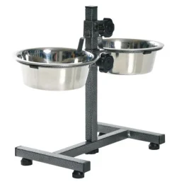 Стійка з мисками Trixie для собак, метал, 0,75л