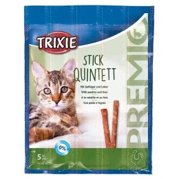 Ласощі Trixie Quadro-Sticks палички з печінкою та птицею, для котів, 5 шт, 25 г