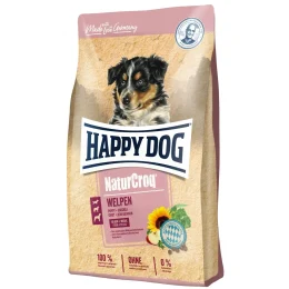 Сухий корм Happy Dog Welpen NaturCroq для цуценят всіх порід від 4 тижнів до 6 місяців, 15 кг