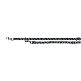 Повідець-перестібка Trixie Cavo Reflect Adjustable Lead для собак, світловідбиваючий, розмір S-M, 2 м/12 мм, чорний