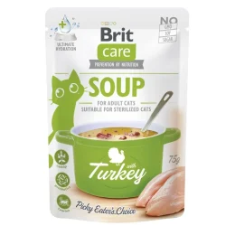 Вологий корм Brit Care Soup Turkey, для котів, суп із індичкою, 75 г