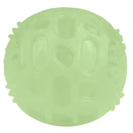 Іграшка-м'ячик для собак BronzeDog Chew Ball, Світлонакопичувальні, 7.5 см