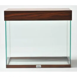 Акваріум AquaStar пряма передня стінка, 35 л, LED, горіх
