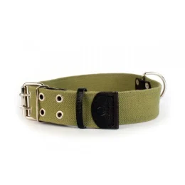 Нашийник Collar Брезент, х / б, тасьма зі світловідбиваючої ниткою, ширина 45 мм, довжина 56-71 см