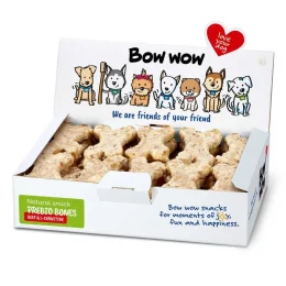 Ласощі "Bow wow" для собак, натуральні кісточки з яловичиною і L-карнітином, 30 шт, 1 уп