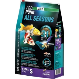 Всесезонний корм JBL ProPond All Seasons S для невеликих ставкових риб, 12 л