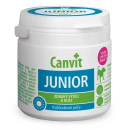 Вітамінна добавка Canvit Junior for Dogs для підтримки здорового розвитку для цуценят і молодих собак, 230 г