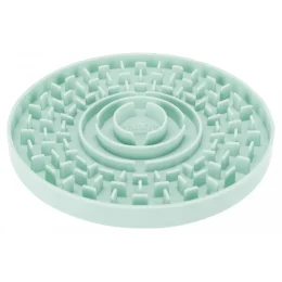 Миска Trixie Junior для цуценят, для повільного годування, блакитна, пластик, 21 см